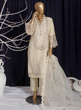 Romosh Embroidered Organza 3 Piece Stitched Suit RNPC25FE D-220-SKN